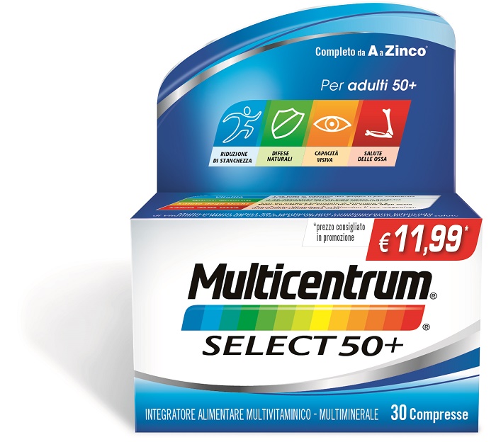 MULTICENTRUM SELECT 30 COMPRESSE PROMO - Farma Nice