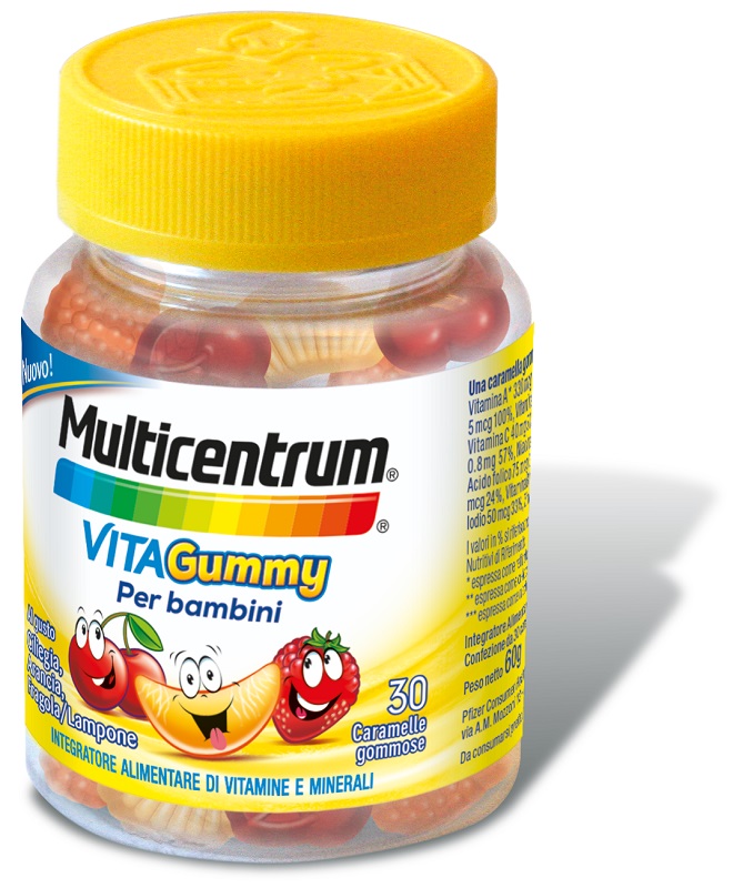 MULTICENTRUM VITAGUMMY 30 CARAMELLE GOMMOSE - Farma Nice