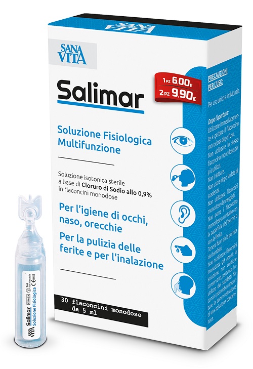 SANAVITA SOLUZIONE FISIOLOGICA 30 FIALOIDI X 5 ML - Farma Nice