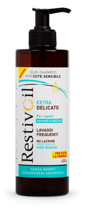 RESTIVOIL EXTRA DELICATO OLIO SHAMPOO PER CUTE SENSIBILE 400 ML - Farma Nice