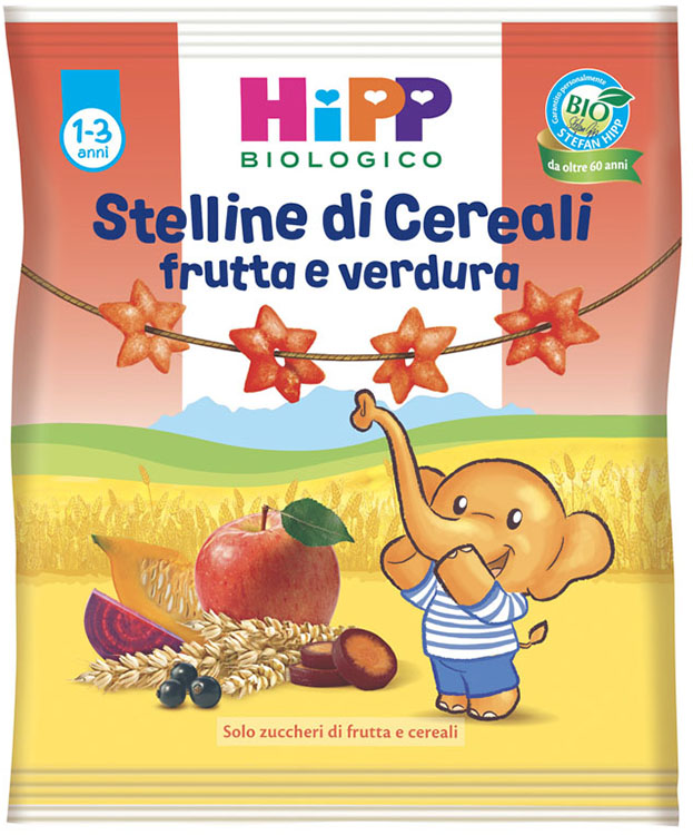 HIPP BIO STELLINE FRUTTA VERDURA 30 G - Farma Nice