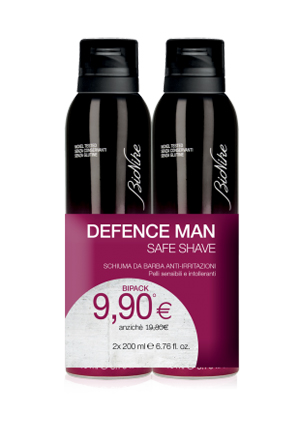 DEFENCE MAN BIPACK SCHIUMA BARBA 2 X 200 ML - Farma Nice