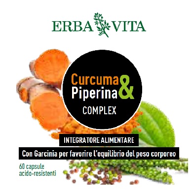 CURCUMA&PIPERINA COMPLEX 60 CAPSULE - Farma Nice