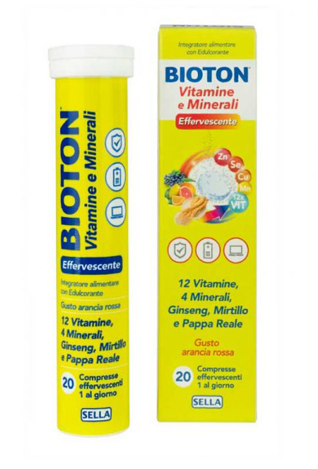 BIOTON VITAMINE E MINEALI 20 COMPRESSE EFFERVESCENTI - Farma Nice