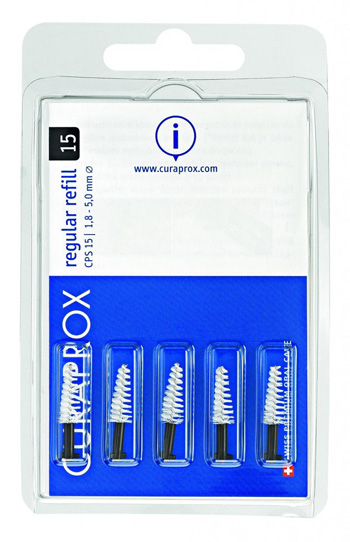 CURAPROX CPS REGULAR CPS 15 CON 5 SCOVOLINI + SUPPORTO - Farma Nice