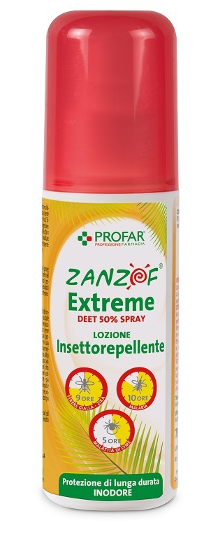 ZANZOF JUNGLE EXTREME SPRAY DEET 50% 75 ML PROFAR - Farma Nice