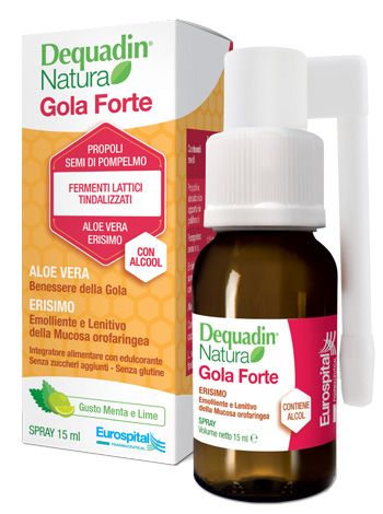 DEQUADIN NATURA GOLA FORTE SPRAY 15 ML - Farma Nice