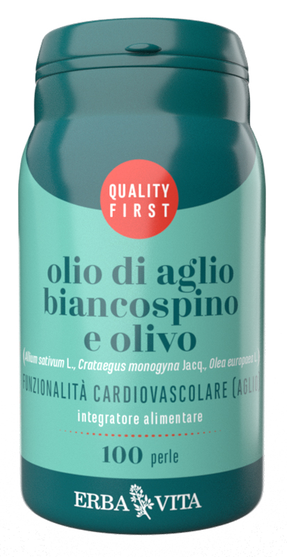 OLIO DI AGLIO, BIANCOSPINO E OLIVO 100 PERLE - Farma Nice