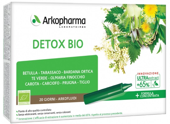 ARKOFLUIDI DETOX BIO 20 FIALE - Farma Nice