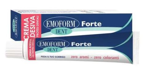 CREMA ADESIVA EMOFORM DENT FORTE PER PROTESI DENTALI 70 G - Farma Nice