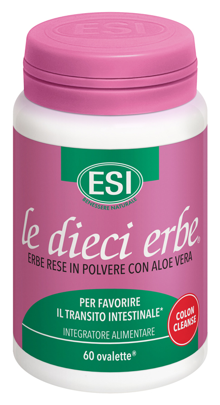 ESI LE DIECI ERBE COLON CLEANSE 60 OVALETTE - Farma Nice