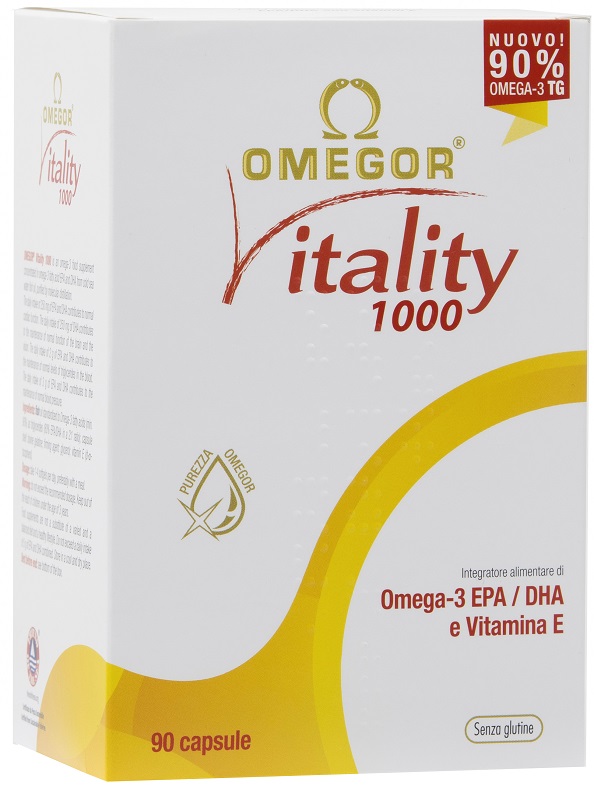 OMEGOR VITALITY 1000 90 CAPSULE - Farma Nice