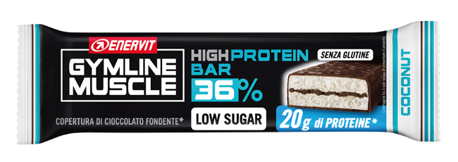 GYMLINE 20G PROTEINBAR LS COCONUT 55 G - Farma Nice