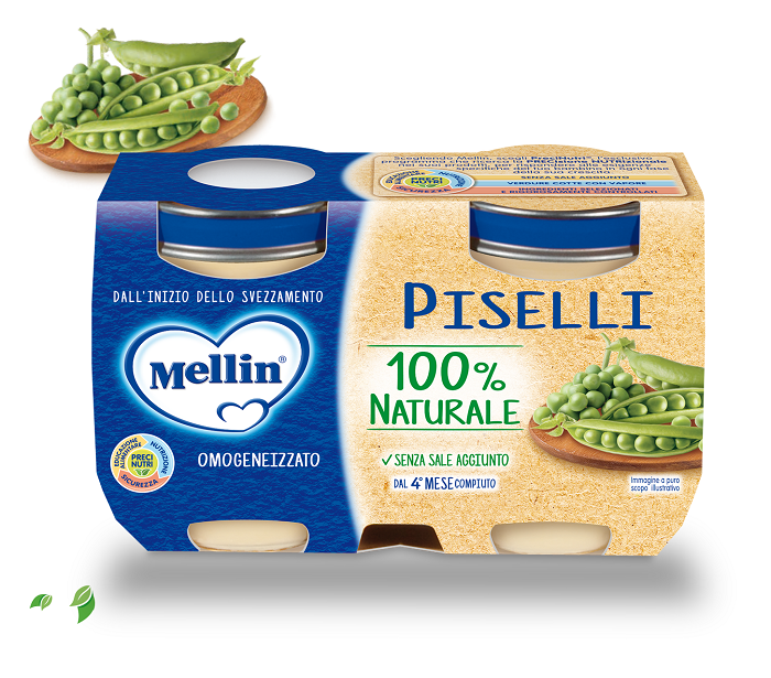 OMOGENEIZZATO PISELLI 2 X 125 G - Farma Nice