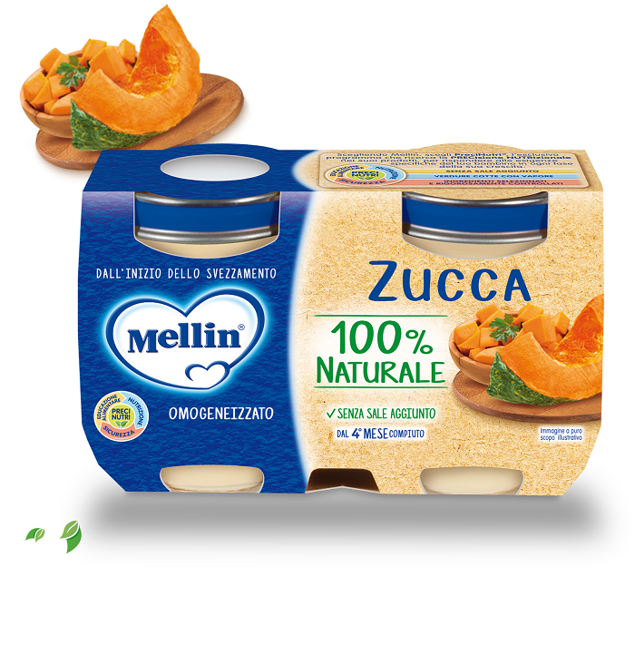 OMOGENEIZZATO ZUCCA 2 X 125 G - Farma Nice