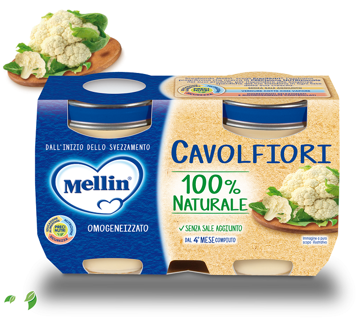OMOGENEIZZATO CAVOLFIORE 2 X 125 G - Farma Nice