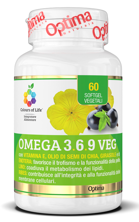 COLOURS OF LIFE OMEGA 3-6-9 VEG 60 SOFT GEL - Farma Nice