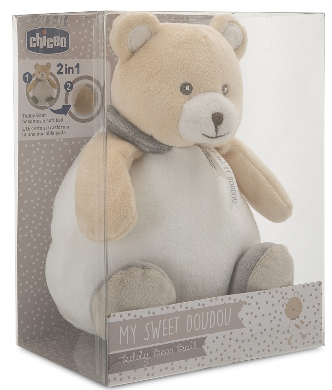 CHICCO GIOCO PELUCHE ORSO PALLA - Farma Nice