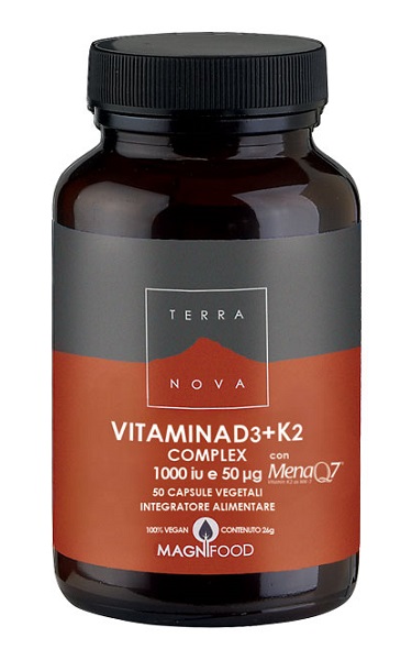TERRANOVA VITAMINA D3 + K2 50 CAPSULE - Farma Nice