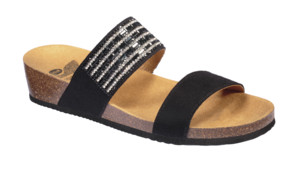 SCARPA DAPHNE MICROFIBRE+STRASS W BLACK TOMAIA IN MICROFIBRA+STRASS FODERA IN MICROFIBRA SOTTOPIEDE IN MICROFIBRA SUOLA EVA 37 - Farma Nice