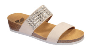 SCARPA DAPHNE MICROFIBRE+STRASS W LIGHT GREY TOMAIA IN MICROFIBRA+STRASS FODERA IN MICROFIBRA SOTTOPIEDE IN MICROFIBRA SUOLA EVA 40 - Farma Nice