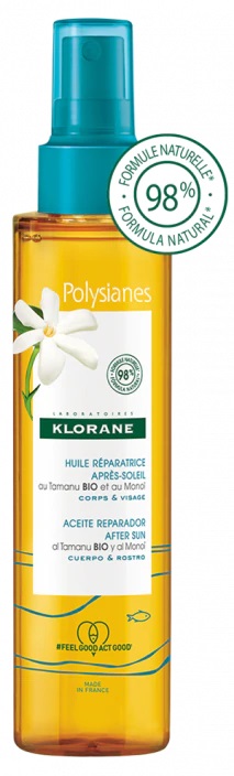 KLORANE OLIO RISTRUTTURANTE DOPOSOLE AL TAMANU E MONOI 150 ML - Farma Nice