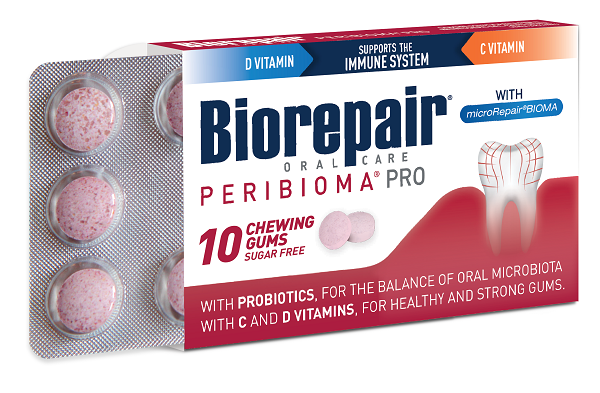 BIOREPAIR PERIBIOMA GOMME MASTICABILI 10 COMPRESSE DA 1,2 G - Farma Nice