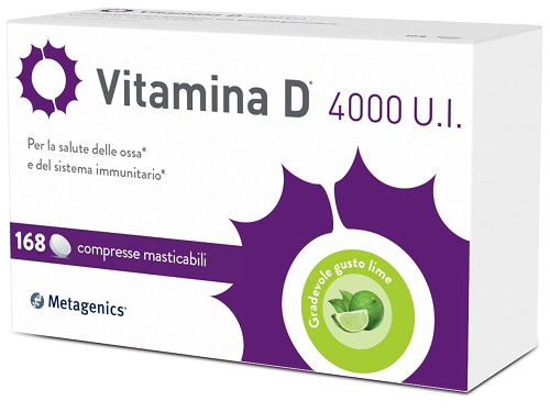 VITAMINA D 4000UI 168 COMPRESSE MASTICABILI - Farma Nice
