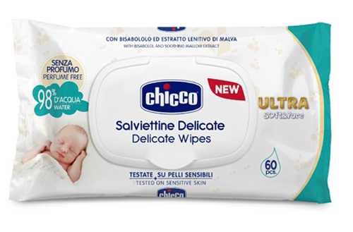CHICCO COSMETICO SALVIETTE 60 PEZZI NO PROFUNO - Farma Nice