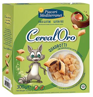 PIACERI MEDITERRANEI CEREALORO QUADROTTI 300 G - Farma Nice