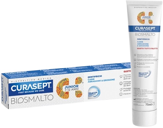 CURASEPT BIOSMALTO DENTIFRICIO JUNIOR 75 ML - Farma Nice