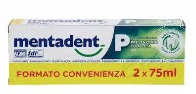 MENTADENT P 2 X 75 ML BITUBO PROMO - Farma Nice