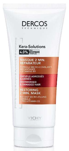 DERCOS TECHNIQUE KERASOL MASCHERA RIPARATRICE 2 MIN 200 ML - Farma Nice