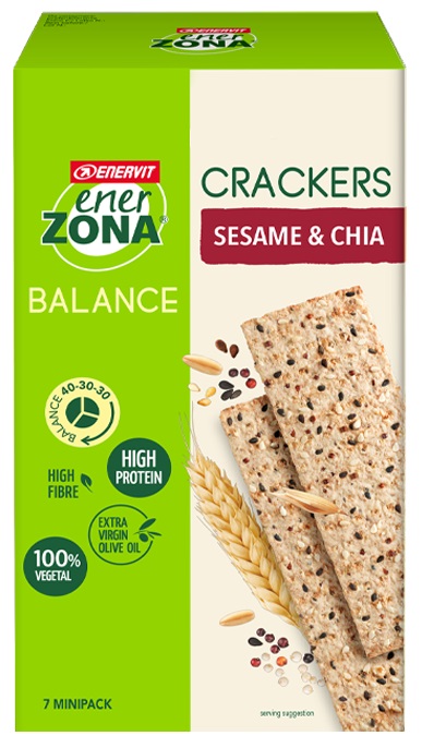 ENERZONA CRACKERS SESAME & CHIA 25 G - Farma Nice