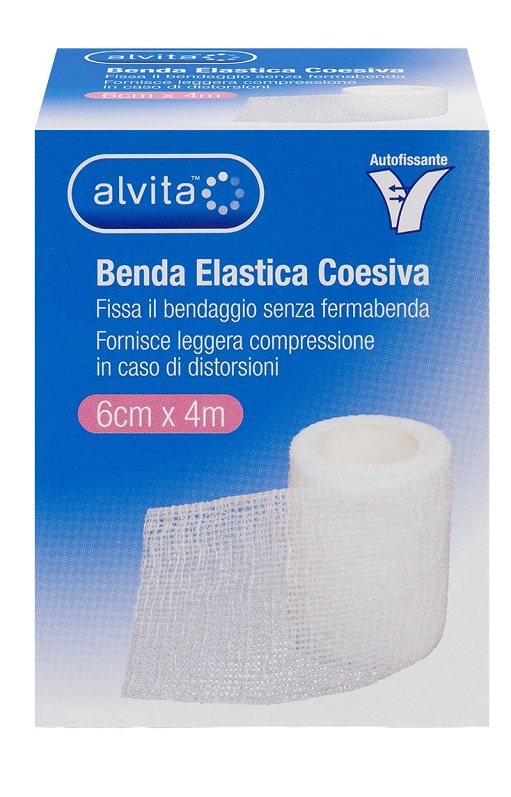 BENDA ELASTICA COESIVA ALVITA 6X4 - Farma Nice