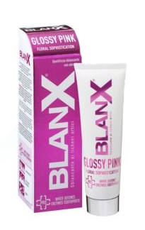 BLANX GLOSSY PINK DENTIFRICIO SBIANCANTE NON ABRASIVO 75 ML - Farma Nice
