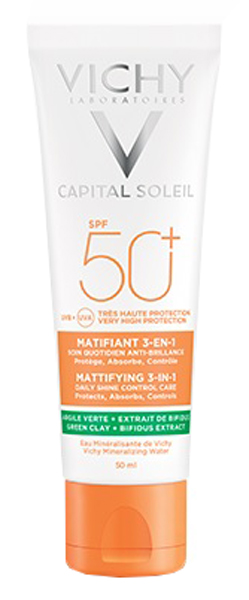 CAPITAL SOLEIL ANTI ACNE PURIFICANTE SPF 50+ 50 ML - Farma Nice