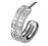ORECCHINI POST FORATURA CRYSTAL EAR CUFF BJT993 - Farma Nice