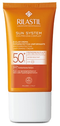 RILASTIL SUN SYSTEM D-CLAR SPF 50+ CREMA LIGHT 40 ML - Farma Nice