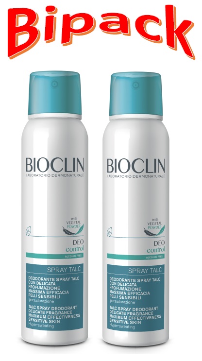 BIOCLIN DEO CONTROL SPRAY TALC BIPACK - Farma Nice