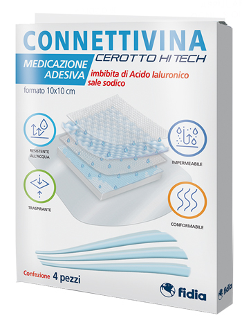 CEROTTO CONNETTIVINA HITECH 10 X 10 CM 4 PEZZI - Farma Nice
