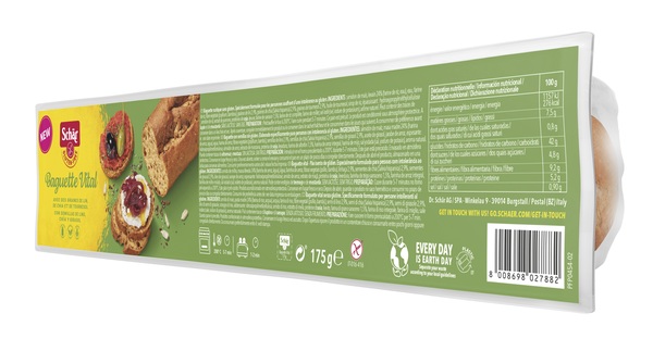 SCHAR BAGUETTES VITAL SENZA LATTOSIO 175 G - Farma Nice