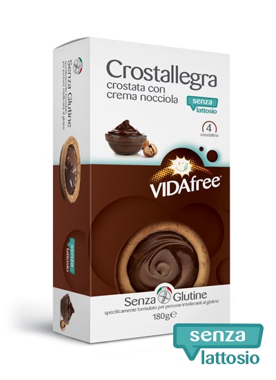 VIDAFREE CROSTALLEGRA NOCCIOLA SENZA LATTOSIO 180 G - Farma Nice