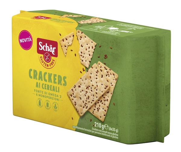 SCHAR CRACKERS CEREALI SENZA LATTOSIO 6 MONOPORZIONI DA 35 G - Farma Nice