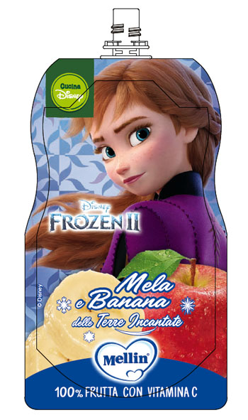 POUCH DISNEY FROZEN MELA BANANA 110 G - Farma Nice