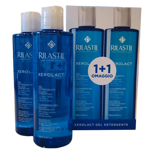 RILASTIL XEROLACT GEL DETERGENTE BIPACK 1+1 250 ML - Farma Nice
