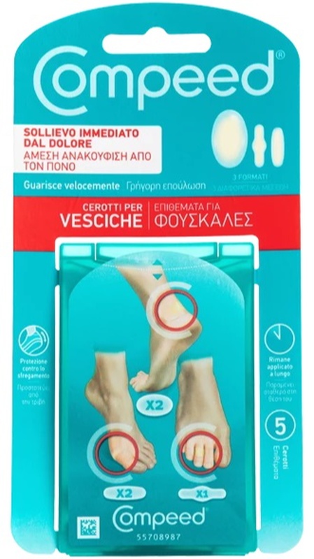 COMPEED CEROTTI PER VESCICHE MISTO 5 PEZZI - Farma Nice