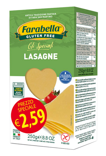 FARABELLA LASAGNA PROMO 250 G X 6 PEZZI - Farma Nice