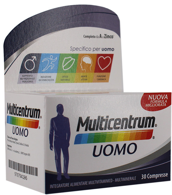MULTICENTRUM UOMO 30 COMPRESSE - Farma Nice