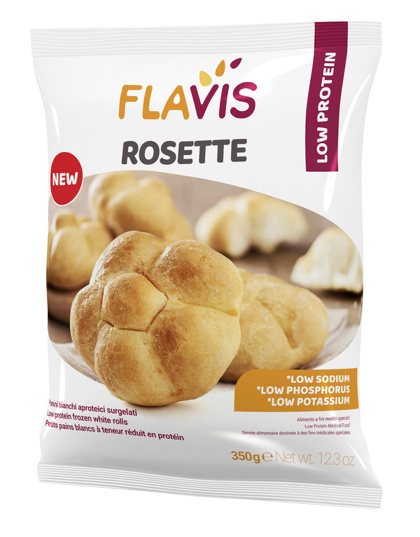 FLAVIS ROSETTE PANINI BIANCHI APROTEICI SURGELATI 350 G - Farma Nice